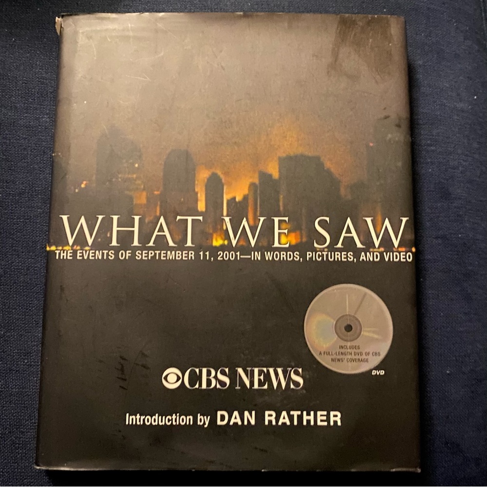 What We Saw Book and DVD Historic Record of Sept 11 from CBS Archives